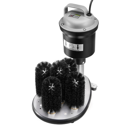Electric glass washer 5-brushes Glass cleaner 1200 cups/h for wine glasses