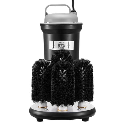 Electric glass washer 5-brushes Glass cleaner 1200 cups/h for wine glasses