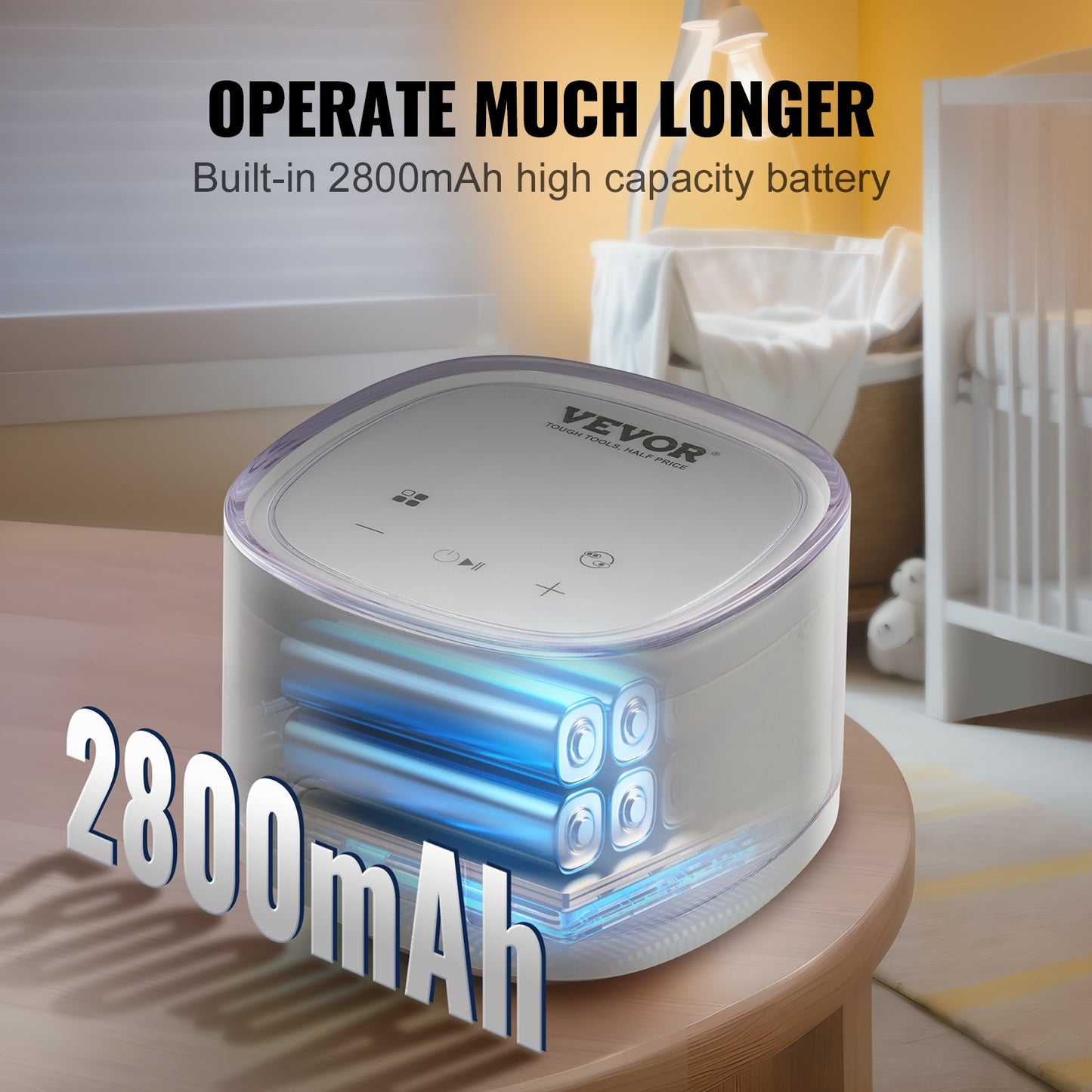 Breast Pump, Double Electric Breast Pumps, 4 Modes & 16 Levels, 300mmHg Strong Suction, 2800mAH Rechargeable Anti-Backflow Breastfeeding Pump with LED Display, 18/21mm Inserts, 24/28mm Flanges