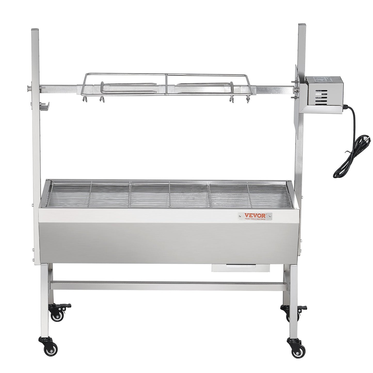 Bräter Spieß Rotisserie BBQ Grill Schwein Lamm Hähnchen Braten 42W 135 lbs