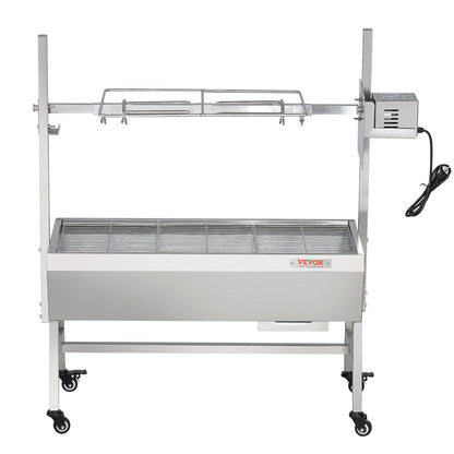 Bräter Spieß Rotisserie BBQ Grill Schwein Lamm Hähnchen Braten 42W 135 lbs