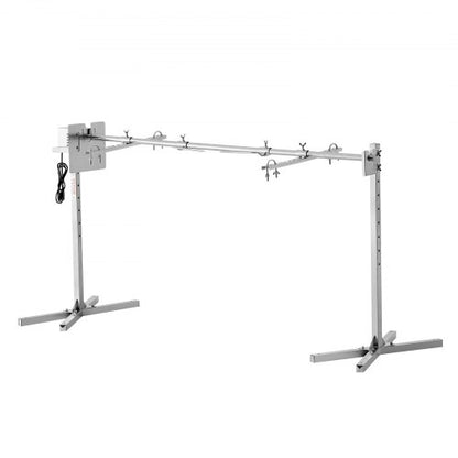 56" Electric BBQ Rotisserie Grill Kit Stainless Steel Grill 132lb Pork Lamb | EU