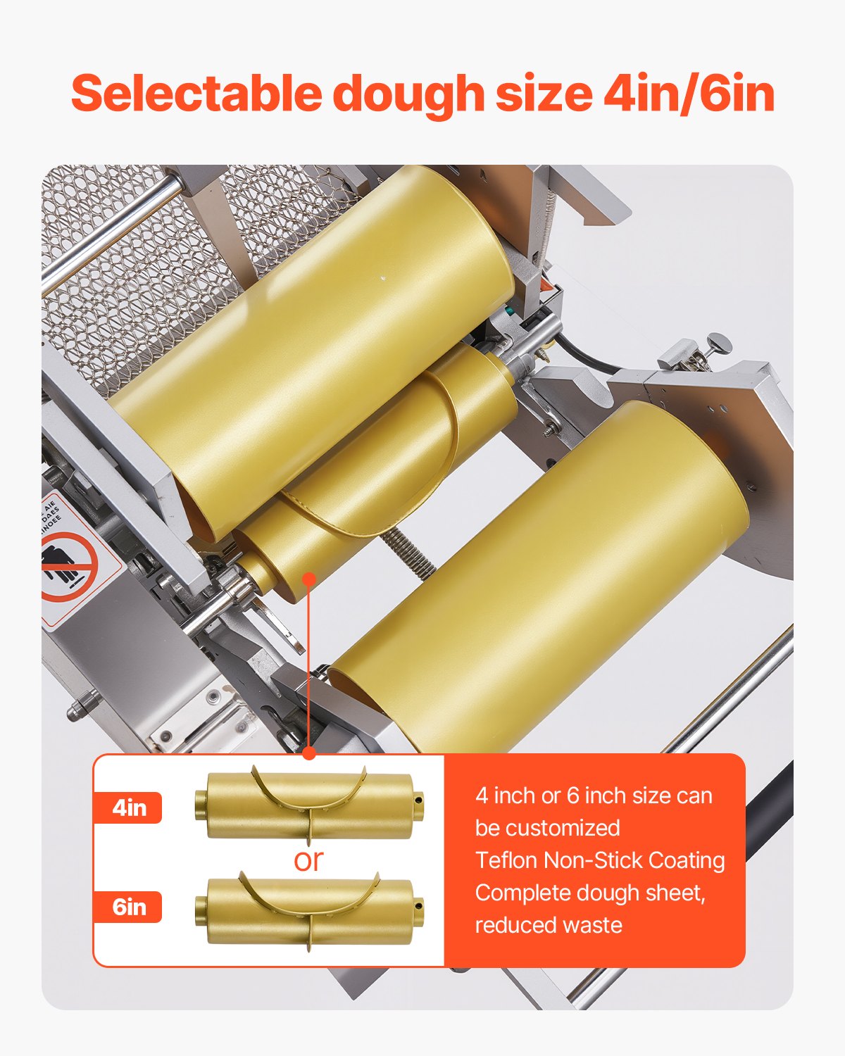 Electric Tortilla Maker Automatic Corn Tortilla Making Machine (4 + 6 Inch)