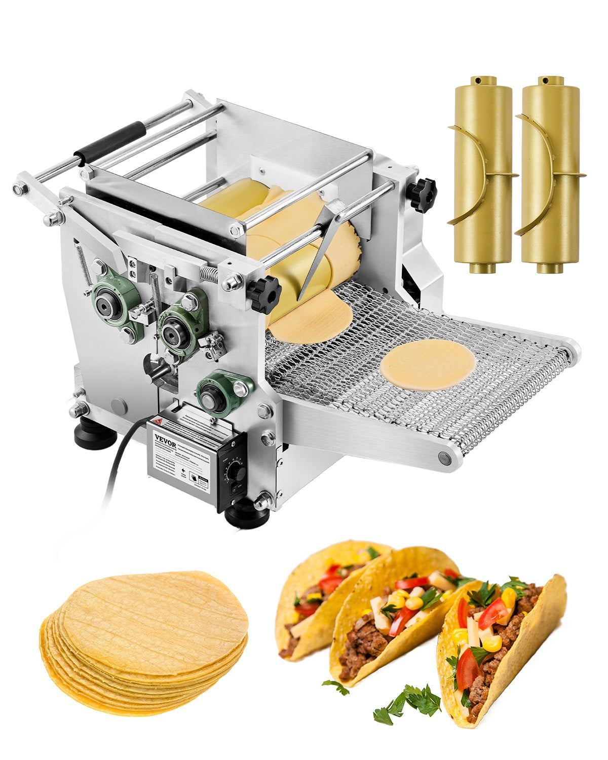 Electric Tortilla Maker Automatic Corn Tortilla Making Machine (4 + 6 Inch)