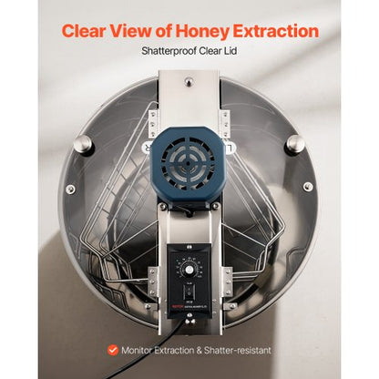 Electric Honey Extractor 3 Frames Honey Spinner Beekeeping Stainless Steel | EU