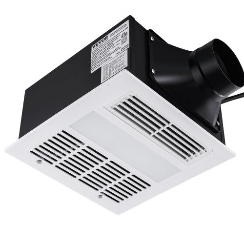 Bathroom Exhaust Fan, 1500W Heating, 110 CFM High-Efficiency Ventilation, 1.5sones Low Noise Operation, Energy-Saving Bathroom Ceiling Fan, Need For Attic Access, For Various Ceilings