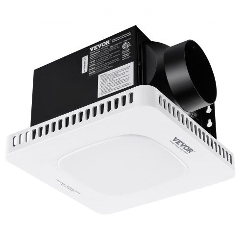 Bathroom Exhaust Fan, 110 CFM High-Efficiency Ventilation, 1.5sones Low Noise Operation All-Copper Motor, Energy-Saving Bathroom Ceiling Fan, No Need For Attic Access, For Various Ceilings