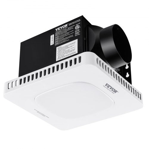 Bathroom Exhaust Fan, 80 CFM High-Efficiency Ventilation, 1.5sones Low Noise Operation All-Copper Motor, Energy-Saving Bathroom Ceiling Fan, No Need For Attic Access, For Various Ceilings