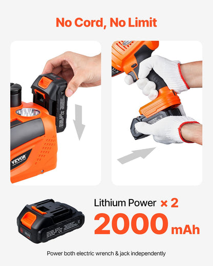 Elektrische Autosteckdose 5 Tonnen / 11000 lbs Tragbarer Steckdosensatz mit Fernbedienung