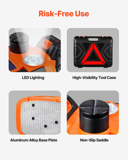 Elektrische Autosteckdose 5 Tonnen / 11000 lbs Tragbarer Steckdosensatz mit Fernbedienung