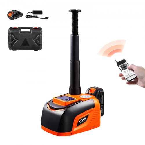 Electric Car Jack, 5 Tons /11000 lbs, Adjustable Electric Scissor Jack with High Load Capacity, Tire Change Replacement with LED Light & Remote Control, Portable Jack kit for Sedan, SUV, Truck