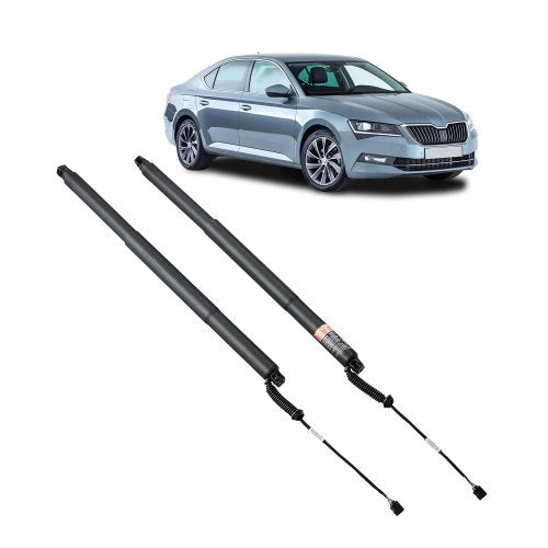 Rear Left & Right Tailgate Power Lift Support, Compatible with 2015-2020 Skoda Superb III 3V5 Estate, Electric Tailgate Liftgate Power Hatch Shock Strut Replace OE# 3V9827851B 3V9827852B (2PCS)