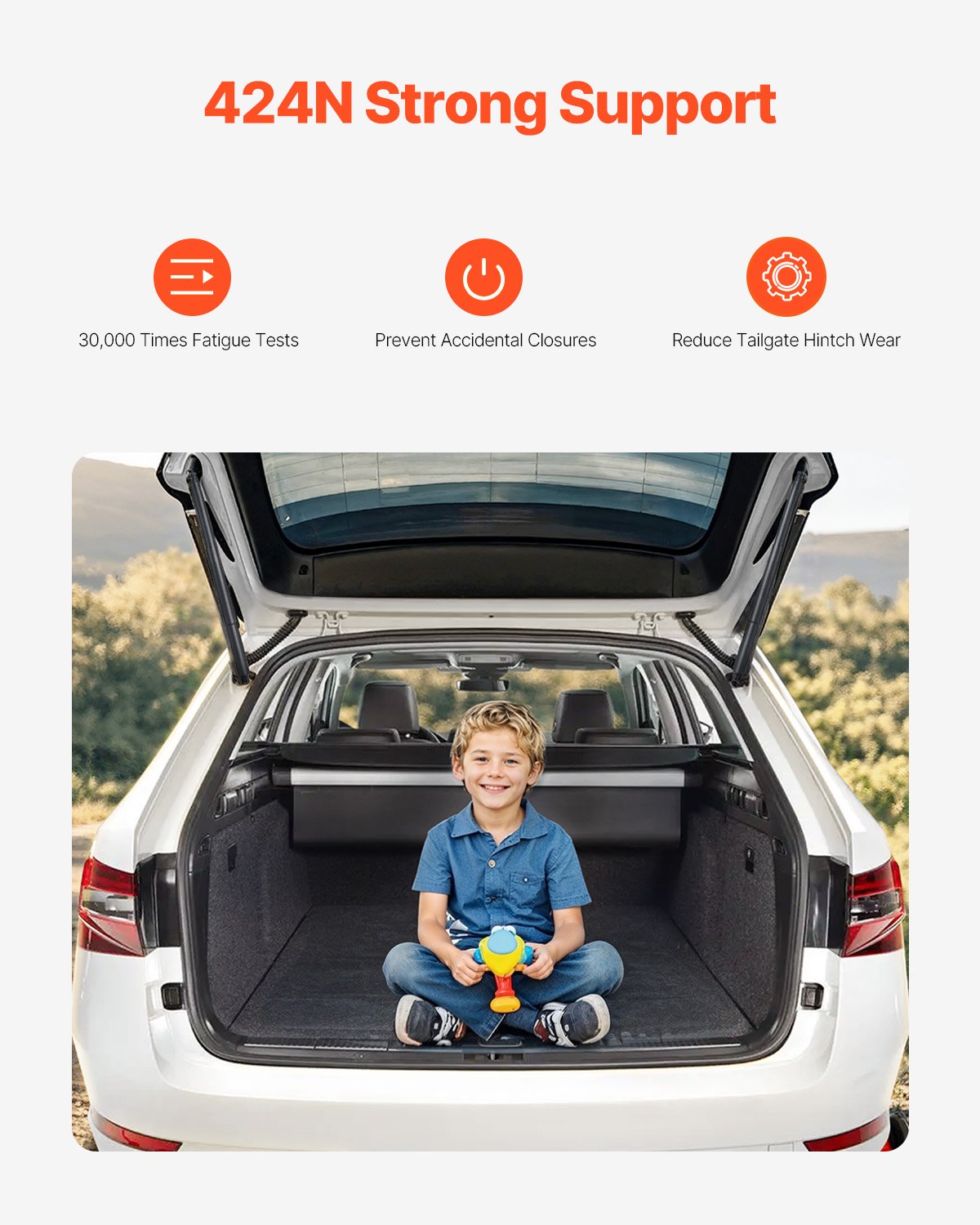 Heckklappen-Kraftfedern, kompatibel mit Superb III 3V5 Kombi (2015–2020)