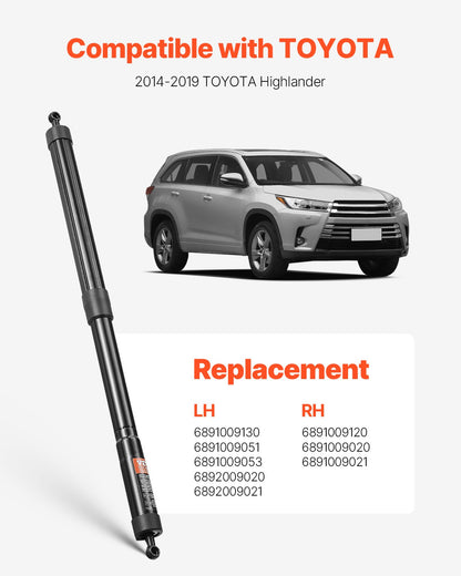 2PCS Rear Liftgate Power Struts Compatible with 2014-2019 Highlander
