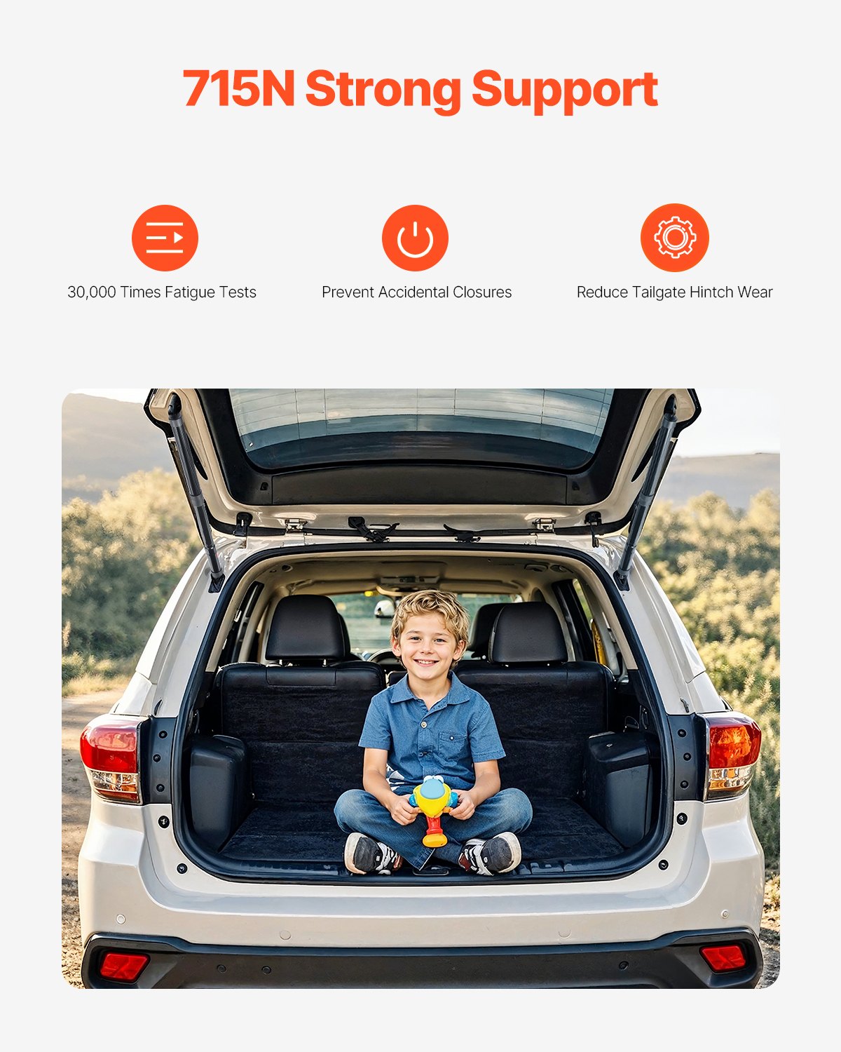 2PCS Rear Liftgate Power Struts Compatible with 2014-2019 Highlander