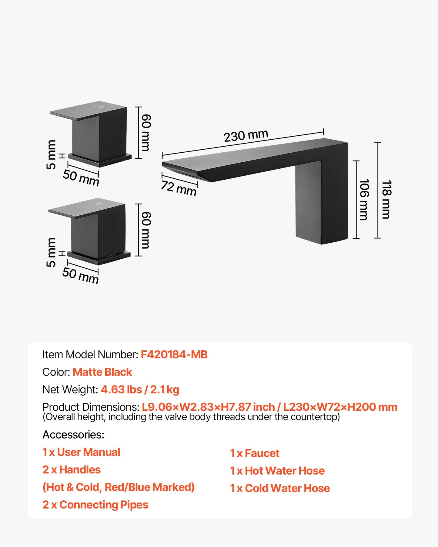 Roman Tub Faucet, Bath Tubs Faucets Set with 2 Handles, Roman Tub Faucets Deck Mount for Pet Washing, Baby Care, Adult Bathing, Matte Black, Stainless Steel, 3 Hole Waterfall Bathtub Faucet