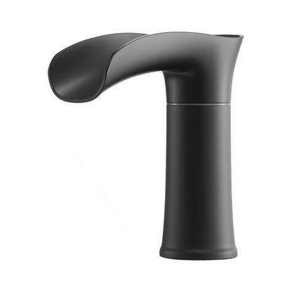 Roman Tub Faucet, 3 Hole Waterfall Bathtub Faucet, Zinc Alloy Bath Tubs Faucets Set with 2 Handles, Deck Mount Bath Tub Faucets Set for Pet Washing, Baby Care, Adult Bathing, Matte Black