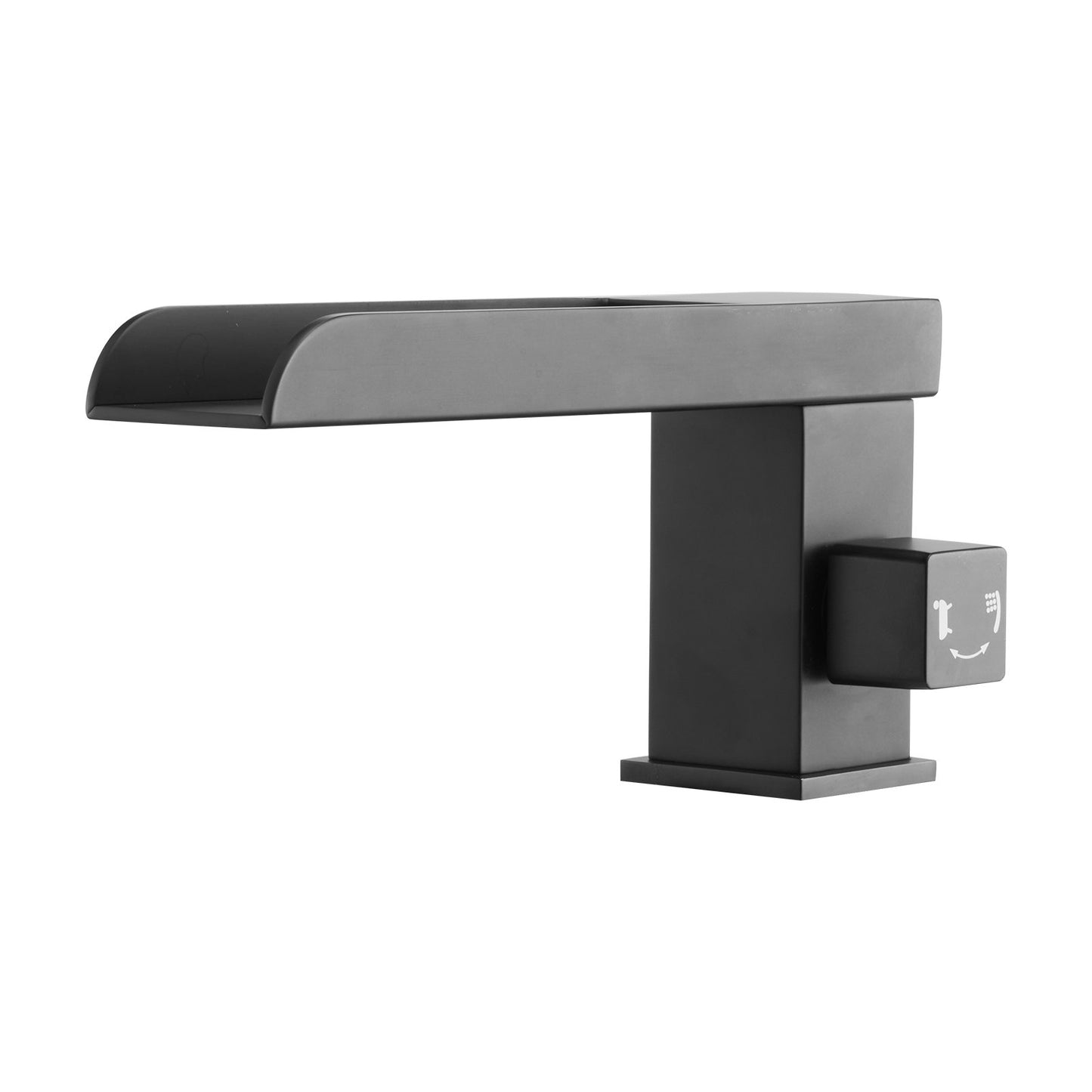 Roman Tub Faucet, 3 Hole Waterfall Bathtub Faucet, Widespread Roman Tub Faucets with Shower Head & 1 Handle, Romans Bathtub Faucets for Pet Washing, Adult Bathing, Matte Black, Dual Water Flow