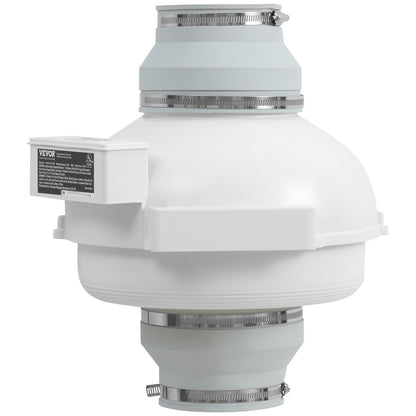 4" bis 4,5" Radon-Minderungs-Lüftersystem, leise, 380 CFM, Inline-Kanal, wasserdicht