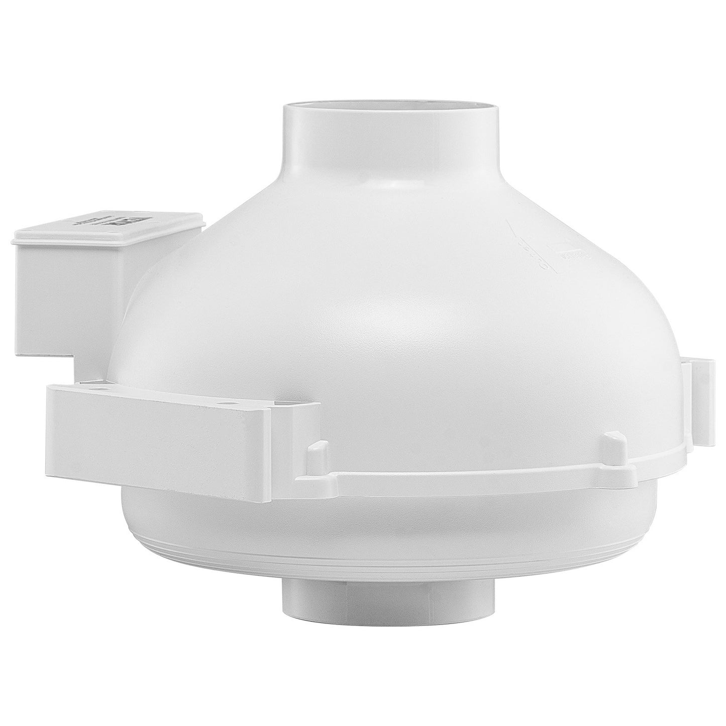 4" to 4.5" Radon Mitigation Fan System Kit Quiet 190 CFM Inline Duct Fan