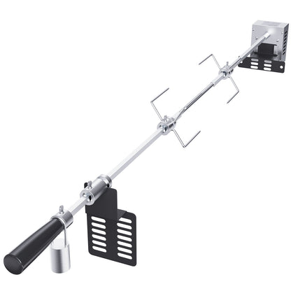 Universal Grill Rotisserie Kit BBQ Röster 32 "/39" Spieß Stange Elektromotor