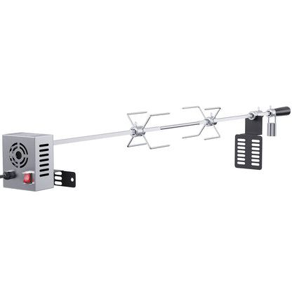 Universal Grill Rotisserie Kit BBQ Röster 32 "/39" Spieß Stange Elektromotor
