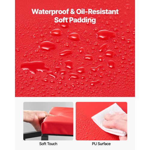 Mechanischer Hocker, rollender Arbeitssitz, 300 lbs, Frachtsitz/Tritthocker mit Rädern | EU