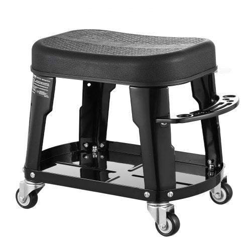 Mekanisk Pall Rolling Workshop Seat 300 lbs Last med hjul och verktygsbricka |  EU