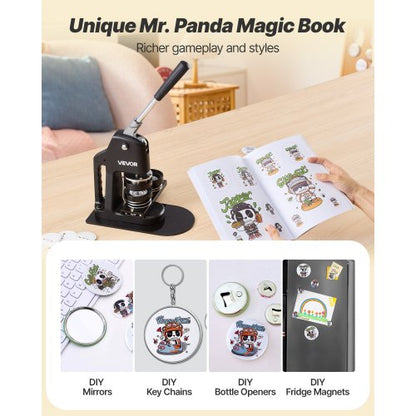 Button Machine Plastic Needle Maker 32/58/75mm 3-in-1 300 Pieces | EU