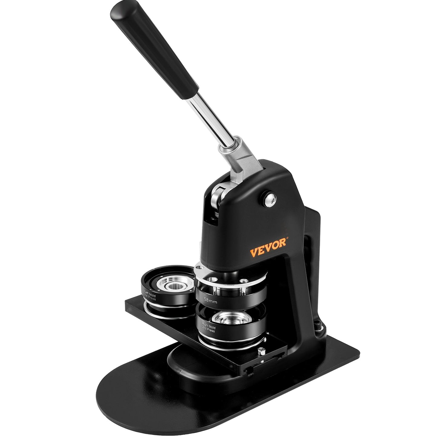 Button Maker Machine, Multiple Sizes 1.25+2.25 Inch Badge Punch Press Kit, Kids DIY Gifts Pin Maker, Button Maker Supplies with 500pcs Button Parts &amp; Circle Cutter &amp; Magic Book