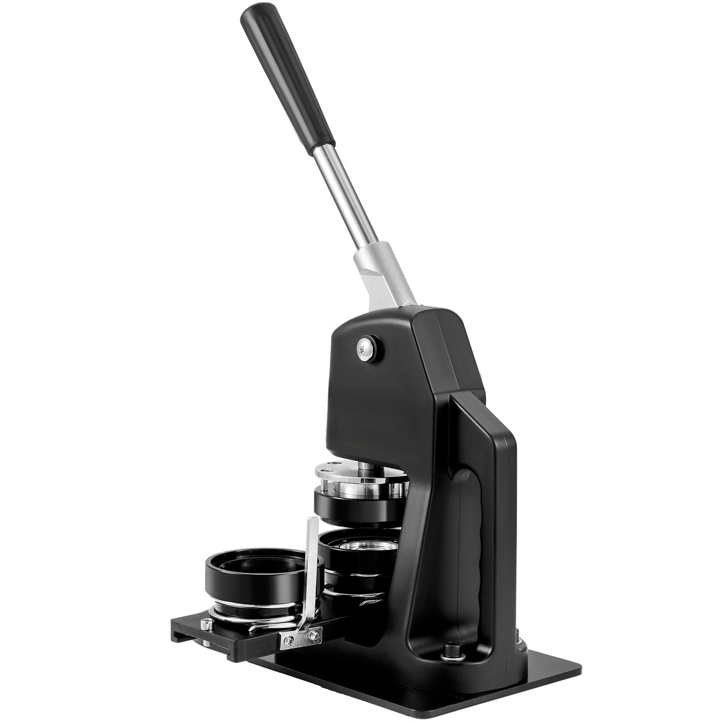 Button Maker Machine, Multiple Sizes 1+2.25 Inch Badge Punch Press Kit, Kids DIY Gifts Pin Maker, Button Making Accessories with 500pcs Button Parts &amp; Circle Cutter &amp; Magic Book