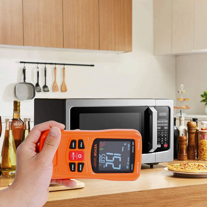 3-in-1 EMF Meter, 5Hz-6GHz, Handheld Rechargeable Electromagnetic Field Radiation Detector, Digital LCD EMF Tester for EF MF RF Home Inspections Outdoor Ghost Hunting 5G Cell Tower Temperature