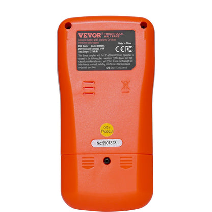 3-in-1 EMF Meter, 5Hz-6GHz, Handheld Rechargeable Electromagnetic Field Radiation Detector, Digital LCD EMF Tester for EF MF RF Home Inspections Outdoor Ghost Hunting 5G Cell Tower Temperature