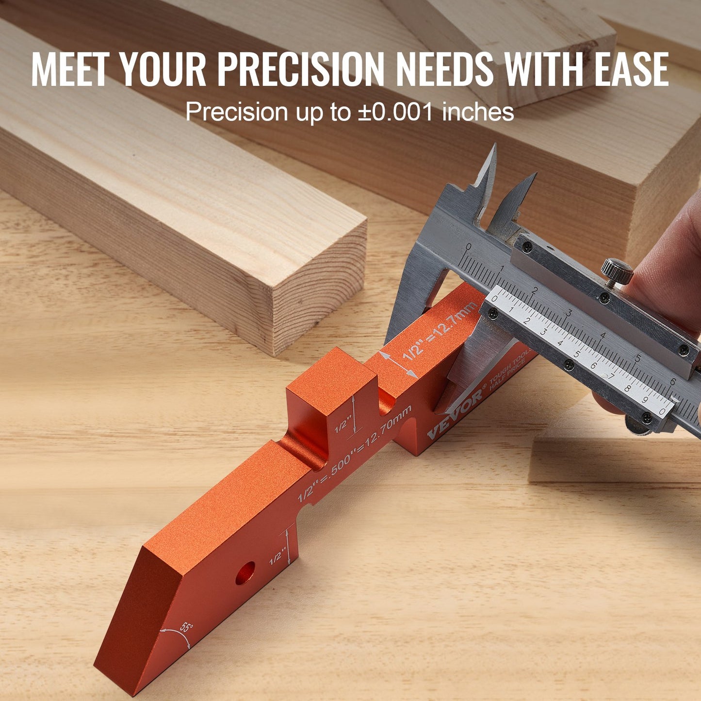 Router Tisch Setup Bars 14PCS Präzision Aluminium Setup Blöcke Höhe Gauge