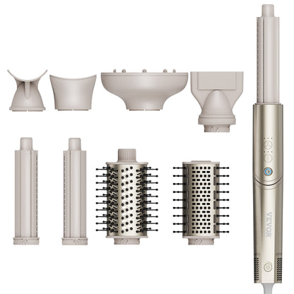 8 in 1 Curling Iron Set 1.25-inch Ceramic Hair Curling Iron All Hair Types