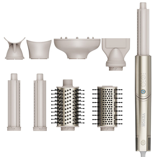 8 in 1 Curling Iron Set 1.25-inch Ceramic Hair Curling Iron All Hair Types