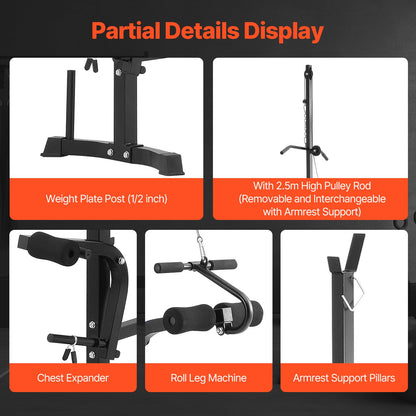 Hantelbank Sit-Up-Bank für das Home-Gym Krafttraining Verstellbar