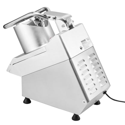 Food processor and vegetable chopper with 6 food-grade stainless steel blades