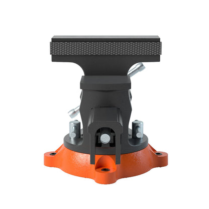 6.5" Bench Vise w/ 360°Swivel Locking Base & Two-way Jaw Ductile Iron