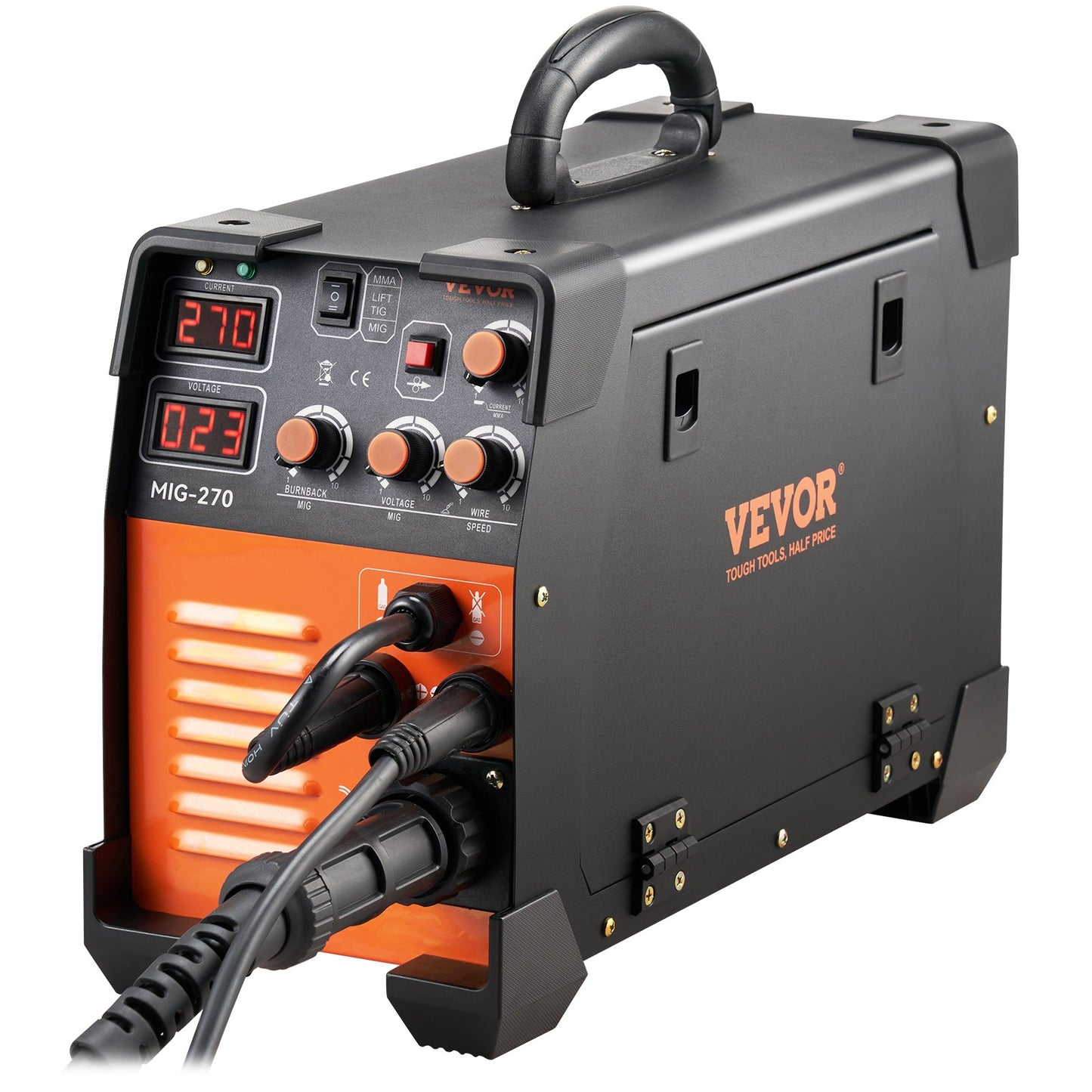 MIG Welder, 3 in 1 Welder Welding Machine, 270 Amp MIG Lift TIG Arc Welder 110V 220V Lift TIG Welder Lift ARC Welder Digital Display Combo Welding Machine MMA Stick IGBT DC Inverter Welder