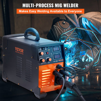 MIG Welder 200 Amp MIG LIFT TIG Arc Welder 3 in 1 Welder Welder Machine 220V TIG Welder Lift ARC Welder MMA Stick IGBT DC Inverter Welder Digital Display Combo Svetsmaskin