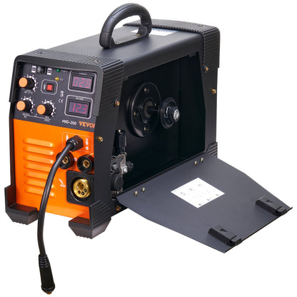 MIG Welder 200 Amp MIG LIFT TIG Arc Welder 3 in 1 Welder Welder Machine 220V TIG Welder Lift ARC Welder MMA Stick IGBT DC Inverter Welder Digital Display Combo Svetsmaskin