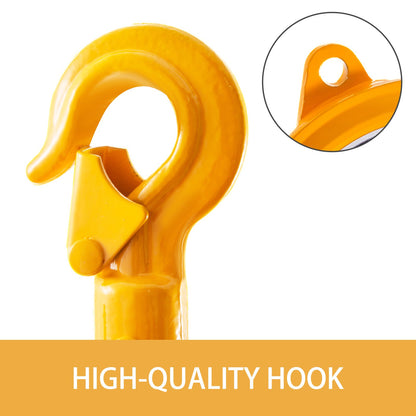 Spring Balancer 20-33lbs(9-15kg) Retractable Tool Holder 1.5m Length Tool Balancer with Hook and Wire Rope Adjustable Balancer Retractor Hanging Holding Equipment in Yellow