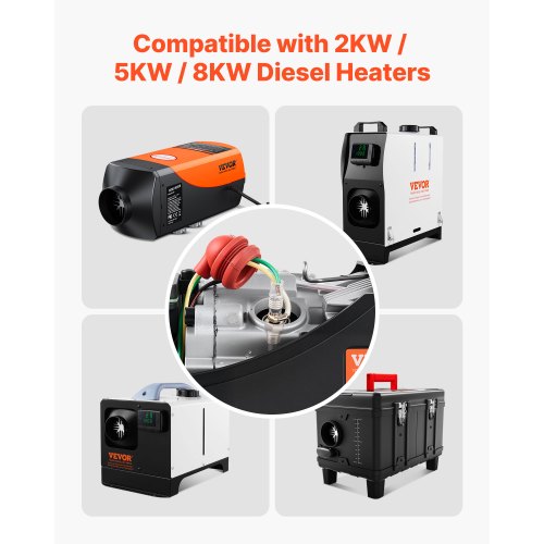 8V Glödstiftsreparationssats, Glödstiftsvärmare, Underhållssats för parkeringsvärmare med atomiseringsnät, Kompatibel med 2KW 5KW 8KW Dieselluftvärmare, Dieselvärmaredelar för Bil/Lastbil |  EU