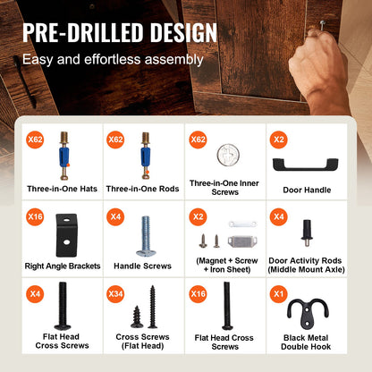 Katzentoilettenschrank, Katzentoilettenmöbel aus Holz versteckt mit 4 Regalen