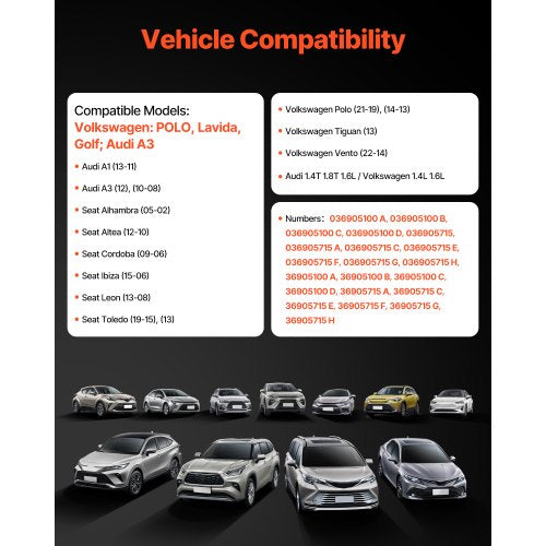 Tändspole Pack Set om 4 Kompatibel med Audi A1 A3 Seat och Volkswagen |  EU