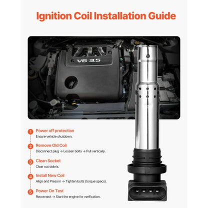 Tändspole Pack Set om 4 Kompatibel med Audi A1 A3 Seat och Volkswagen |  EU