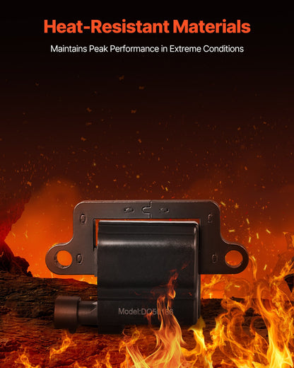 Ignition Coil Pack, Set of 8, Compatible with Chevrolet Silverado GMC Sierra Savana Envoy Cadillac Escalade Hummer H2, for Engines 4.8L/5.3L/6.0L V8, Replacement for UF271 52-1618 5C1083 C1208