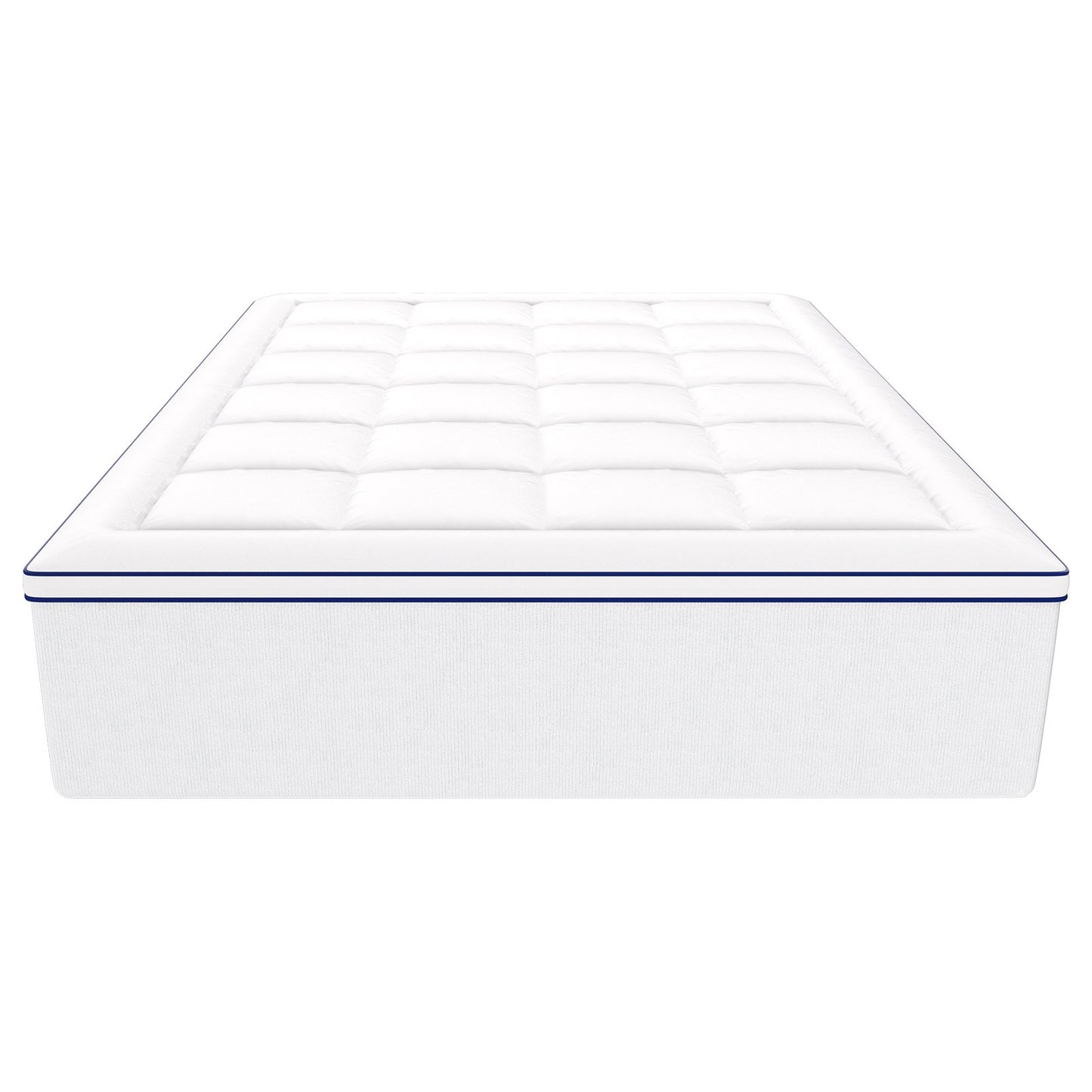 Matratzenauflage Premium Memory Foam Fiber Fill Queen 76,2 mm Dicke