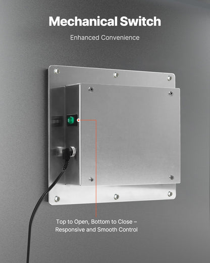 HVAC luftrenare Hela huset 24W 12 tum Ljus PCO Carbon Technology